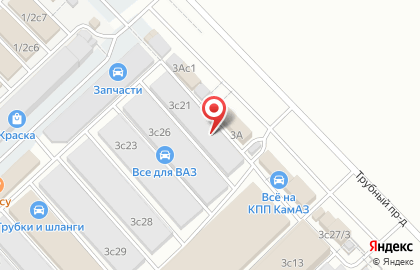 Магазин автозапчастей в Казани на карте