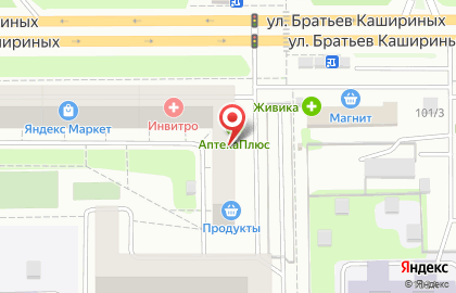 Центр коррекции и развития речи ЛОГОПЕД и Я на улице Братьев Кашириных на карте