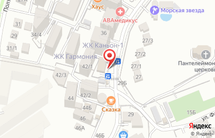 Пансионат Почта России в Центральном районе на карте