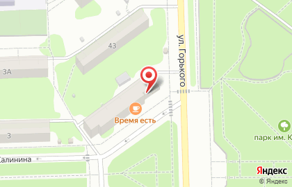 Городская аптека №120 на улице Горького на карте