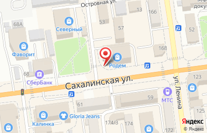 Фитнес-клуб СахФит на Сахалинской улице на карте