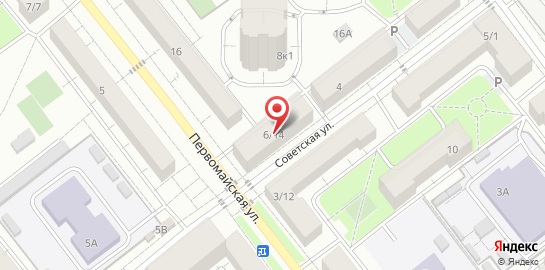 Ветеринарная клиника Любимчик на Советской улице в Лыткарино на карте