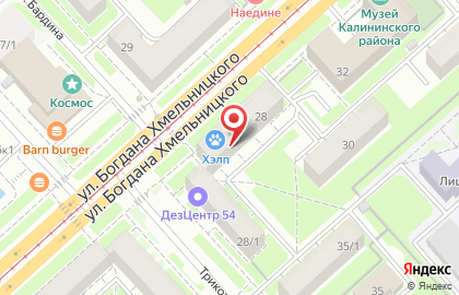Успех дачника на улице Богдана Хмельницкого на карте