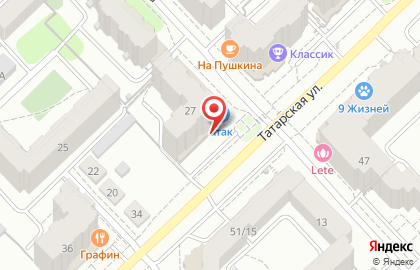 Фитнес-клуб Адреналин на улице Пушкина на карте