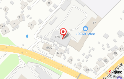 Автоцентр в Первомайском районе на карте