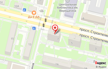 Салон цветов Николь на проспекте Строителей на карте