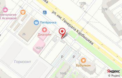 Автостоянка Цезарь на карте