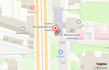 Свято-Владимирская школа на карте