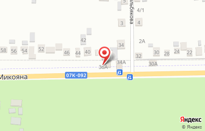 Универсал на улице Микояна на карте