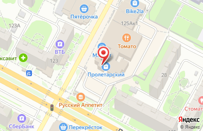 Пролетарский на Ложевой улице на карте