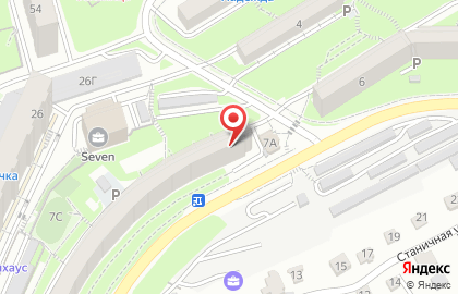 Аптека Адонис Фарма в Первореченском районе на карте