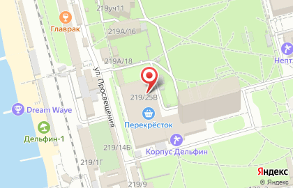 Суши-бар Япошка в Адлерском районе на карте