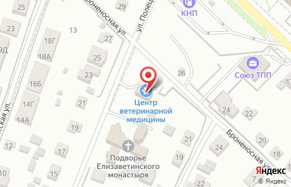 Калининградский областной центр ветеринарной медицины на улице Полецкого на карте