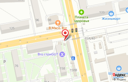 Магазин и киоск по продаже хлебобулочных изделий в Октябрьском районе на карте