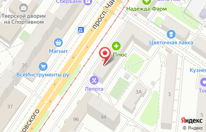 Магазин трикотажной одежды Свiтанак на проспекте Чайковского на карте