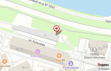 Шинный центр Pilot на Кутузовском проспекте на карте