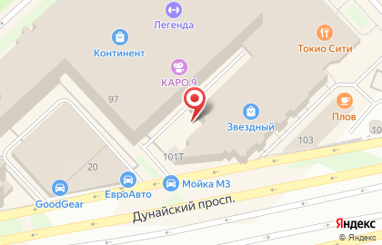 Банкомат, Северо-Западный банк Сбербанка России, ОАО, Заневское отделение на Дунайском проспекте на карте