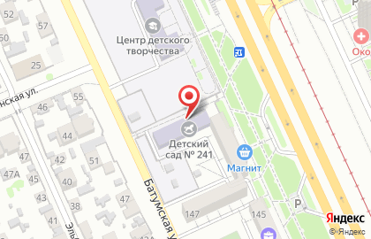 Детский сад №241 в Дзержинском районе на карте