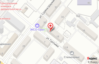Центр заправки картриджей Астра Принт в Советском районе на карте