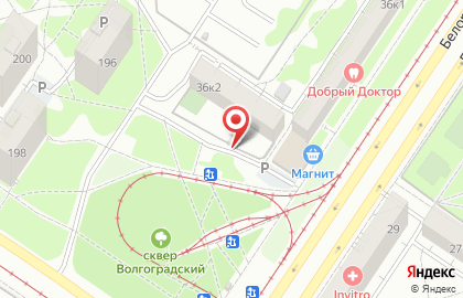 Продуктовый магазин в Верх-Исетском районе на карте