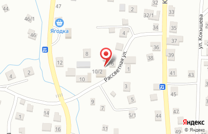 У Иваныча на Рассветной улице на карте