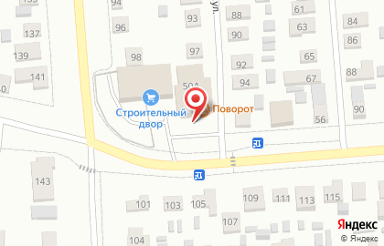 Строительный двор на Братской улице на карте
