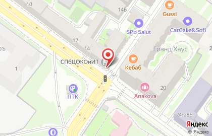 Санкт-Петербургский центр оценки качества образования и информационных технологий в Санкт-Петербурге на карте