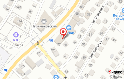 Торгово-монтажная фирма на улице Адмирала Нахимова на карте