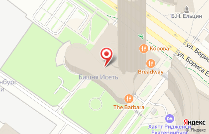 Башня Исеть, ООО Екатеринбург-СИТИ на карте
