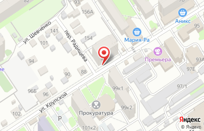 Строительная инициатива в Железнодорожном районе на карте