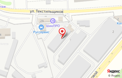 Магазин автотоваров, ИП Денисов И.А. на улице Текстильщиков на карте