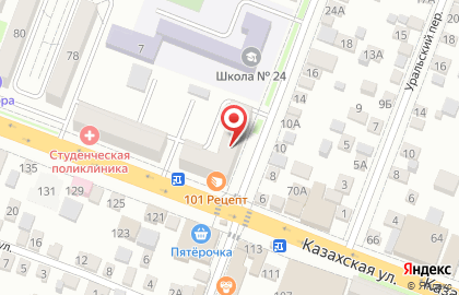 ОАО Банкомат, Балтийский Банк на Казахской улице на карте