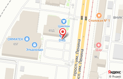Магазин цифровой и бытовой техники DNS в Краснооктябрьском районе на карте