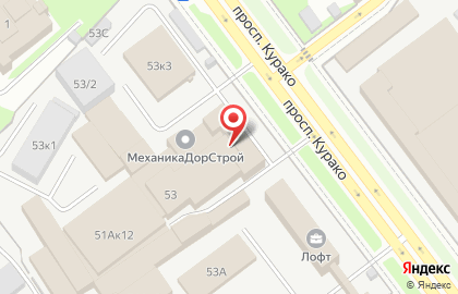 Фазенда на проспекте Курако на карте