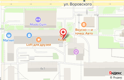 Антикварная лавка Антикваръ на улице Воровского на карте