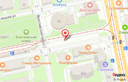 Магазин-киоск полуфабрикатов Элика на Енотаевской улице на карте