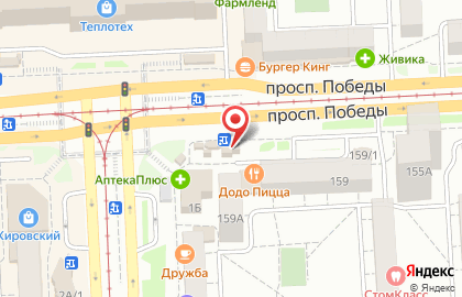 Сеть салонов сотовой связи Билайн в Калининском районе на карте