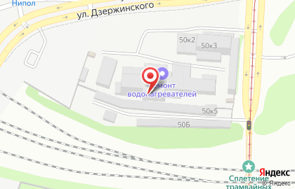 Торгово-монтажная компания Потолковый на улице Дзержинского на карте