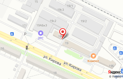 Торговая компания Техноторг на улице Кирова на карте