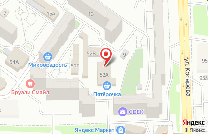 ООО Торг-Инвест на улице Косарева на карте