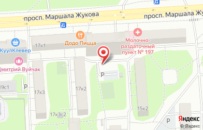 Северо-западного АО Оуфмс России по г. Москве Отделение Района Хорошево-мневники на карте