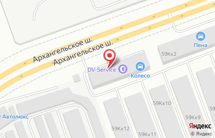 Autostels29 на Архангельском шоссе на карте