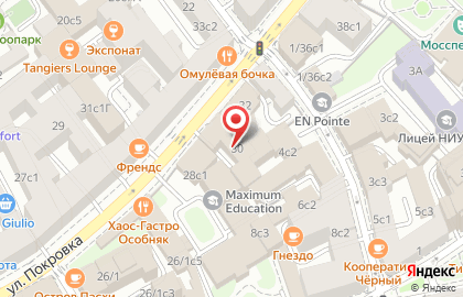 Печатный центр ФАН на улице Покровка на карте