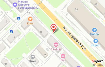 Акконд на Магистралиной улице на карте