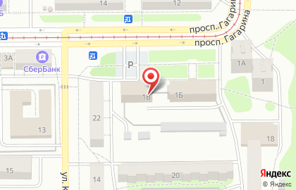 Банкомат Россельхозбанк, Кемеровский филиал на проспекте Гагарина на карте