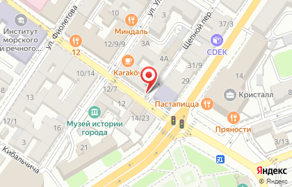 Астраханское представительство Гейзер на Никольской улице на карте