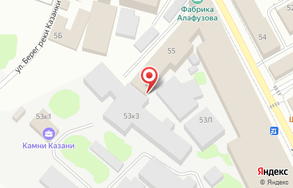 Лофт-студия Фабрика Алафузова в Казани на карте