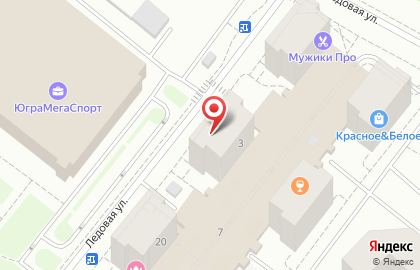 Магазин Планета спорта в Ханты-Мансийске на карте