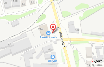 Магазин автотоваров для легковых иномарок АвтоАрсенал на улице Островского на карте