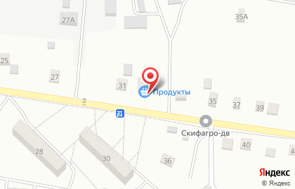 Продуктовый магазин Сварог на Совхозной улице на карте